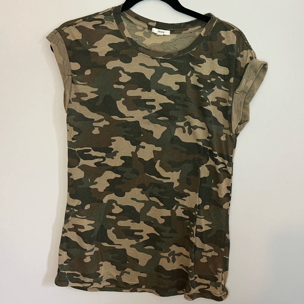 Ardene Camo Print Tee - X-Small